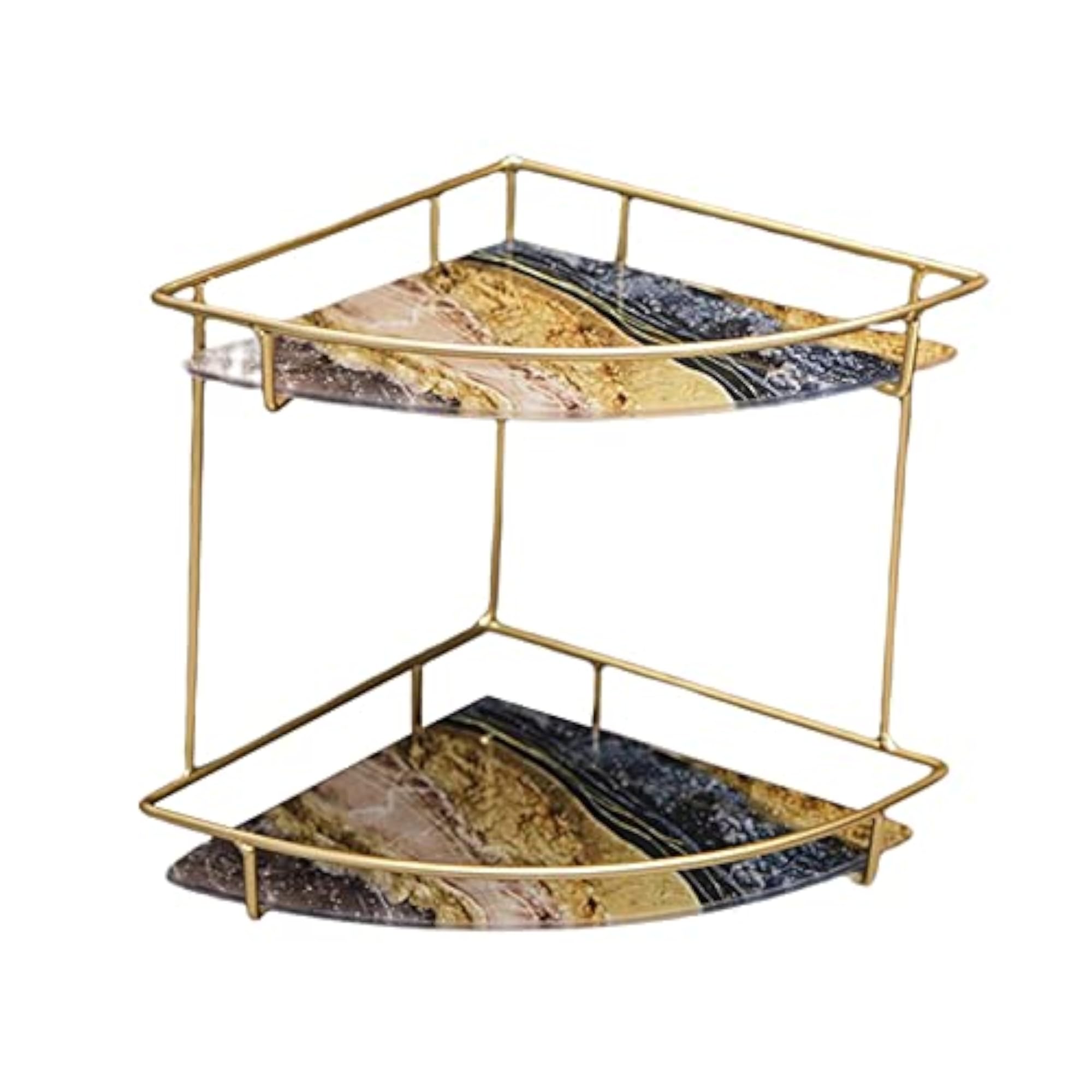 Makeup Storage Shelf Corner Countertop Organizer