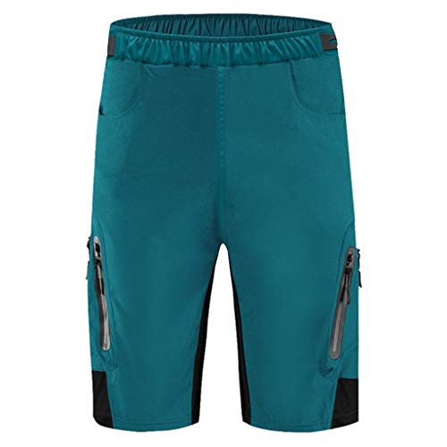 LEIPUPA Calções de Ciclismo com Ajuste Largo. Roupa Interior de Corrida de Bicicleta Meia Calça com