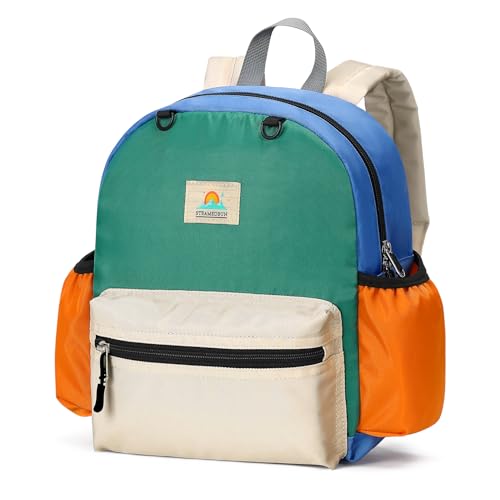 Image of STEAMEDBUN Toddler Backpack for Boys 2-4: Kids Backpack Boys Girls - Preschool Kindergarten Daycare Backpacks - 12 inch