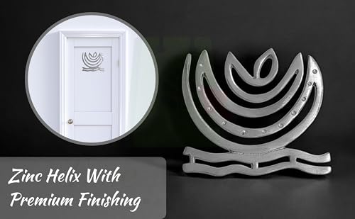 Image of Zinc Helix | 6 Inch | Energy Booster Vastu Remedy | Vastu Helix Remedy for Zone Correction | Zonal Placement - NE | Pack of 3