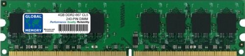 Mémoire RAM DDR2 4Go 667MHz PC2-5300 DIMM pour PC de bureau