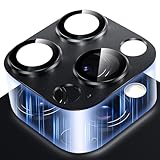 Ya en manzanajugosa.com: Viojrlra Protector Lente Cámara para iPhone 15 Pro/15 Pro Max, 9H Cristal Vidrio Templado Anillo, HD Transparente, Cobertura Completa Antiarañazos Protector Cristal Templado, Placa Metal Mate（Negro）