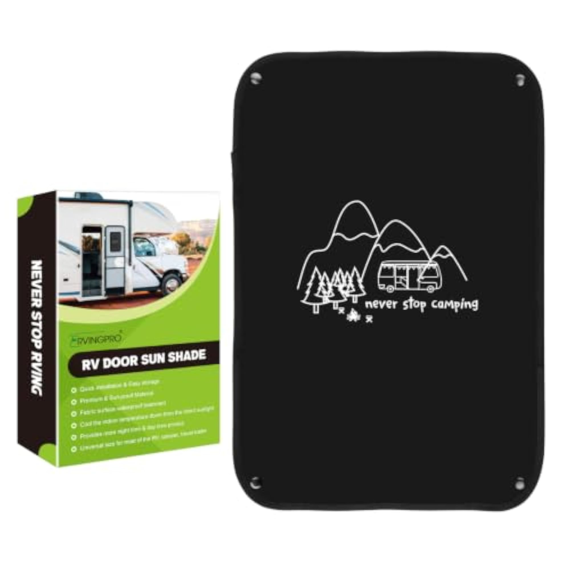 RV Door Window Shade, 16 Inch X 24.75 Inch, Privacy Protector