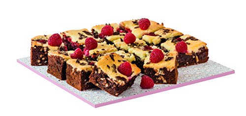 Dr. Oetker Brownie-Backform, Schokoladenkuchenform aus der Serie "Modern Baking - Retro Design" mit zweifarbiger, keramisch verstärkter Premium-Antihaftbeschichtung (Farbe: Rosa/Creme), Menge: 1 Stück - Image 4