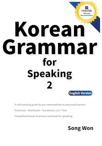 Korean Grammar for Speaking 2 (Learn Korean language)