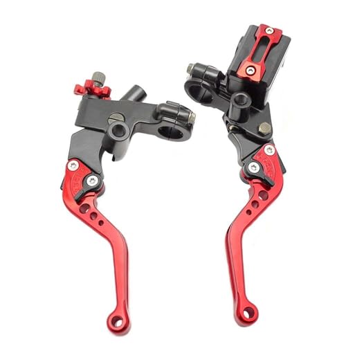 Cilindro de freno delantero y maneta de embrague de aluminio mecanizado CNC para moto universal 6