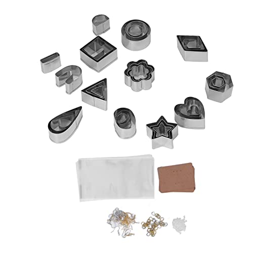 �|���}�[�N���C�J�b�^�[�Z�b�g�A13��ނ̈قȂ�`��̃X�e�����X�|�S�y�C�������O�J�b�^�[�L�b�g�A�C�������O�t�b�N�ƃo�b�N�t��DIY�W���G���[�쐬�c�[���A�L�[�z���_�[�A�l�b�N���X�AC�̍쐬�p