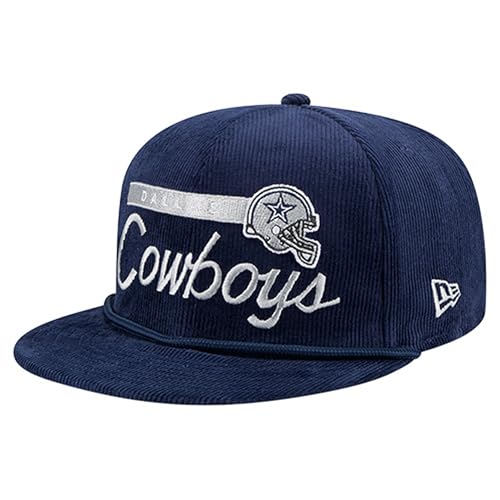 New Era Men's Navy Dallas Cowboys Cord Rope 9FIFTY Snapback Hat