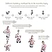 Tiger&Kitty Baby Sling Carrier,6-in-1 Ergonomic Backpack Front Newborn to Toddler Wrap,Lightweight Adjustable Baby Seat Carrier,Pink