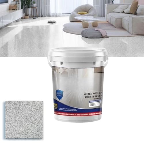Generic High-Gloss Marble Effect Epoxy Floor Paint, 1kg, Water-Based, Quick-Dry, Anti-Slip, Waterproof, Indoor/Outdoor, Concrete, Tiles, Marble