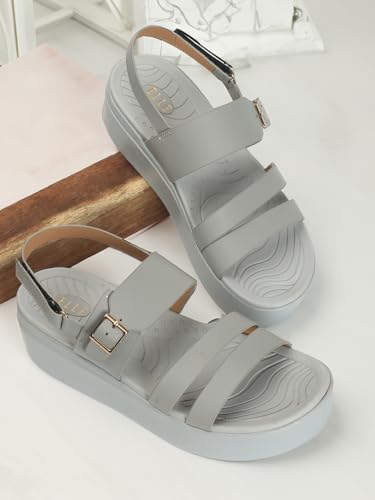 Image of ELLE Women's Multi-Strap Platform Sling back Sandals