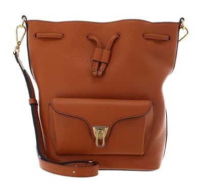 Coccinelle Pelle borsa a tracolla Beat Generatio Bucket Bag Crab marrone chiaro