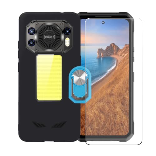 CongJiaLingXi �P�[�X �K�p �� Oukitel WP61 Ultra (6.78") �����O�T�|�[�g+ �����K���X�X�N���[���v���e�N�^�[�A�_��ȃV���R�[���V�F���o���p�[TPU�ی�J�o�[�������,��