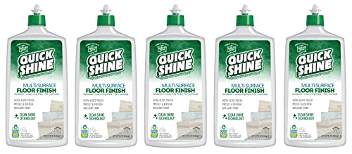 Quick Shine Floor Finish, 27 fl oz (Pack of 5)