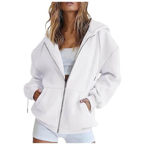 ZhungZaoh Hoodie Damen Sweatjacke 2025 Sportjacke Herbst Winter Sweatshirt...