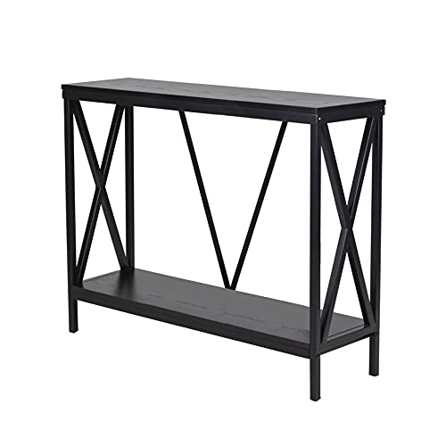 Aquatic Fundamentals 40/55 Gallon Steel X-Series Aquarium Stand, With Lower Shelf, Black #TOP3