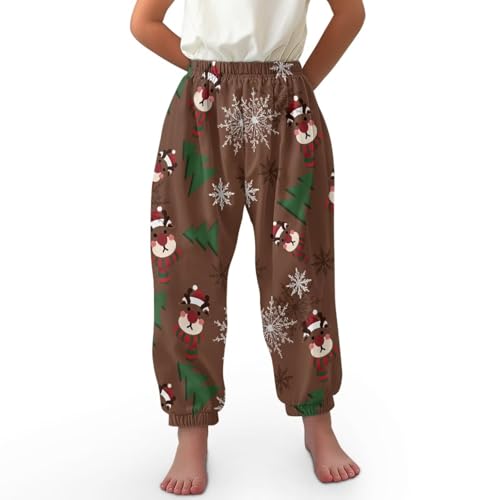 Kids Hiking Pants Girls Flowy Pants Casual Comfortable Girls Baggy Sweatpants Easy to Put on Take Off