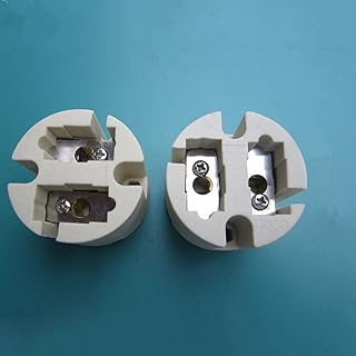 2pcs M-124B-1 G22 Stage Lamp Holder 250V6A White Ceramic Lamp Holder Can be Customized