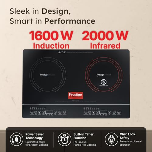 Prestige Electro Duo Infrared and Induction Combi Cooktop - Image 2