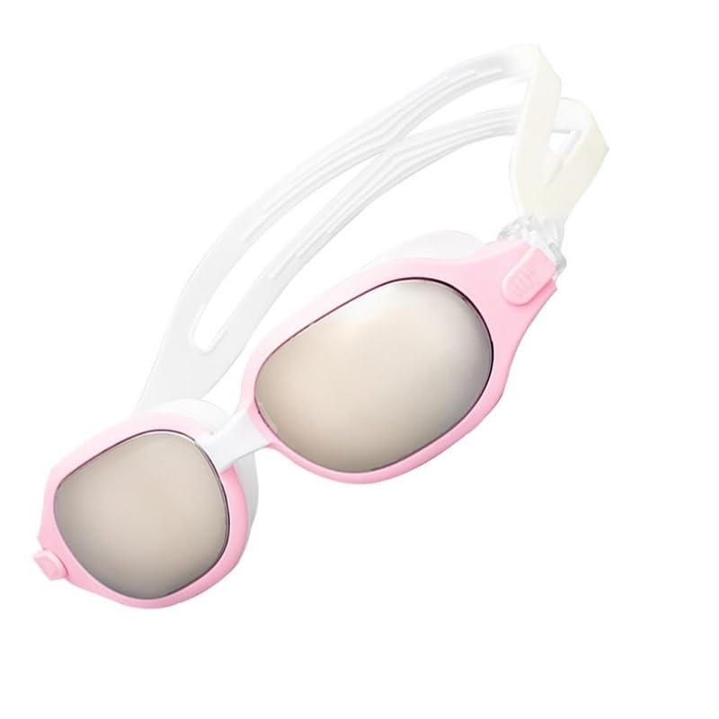 Komfortable Antibeschlag-Schwimmbrille, wasserdicht, UV-Schutz, Schwimmbrille for Damen und Herren, weiche Silikondichtungen for mehr Komfort, perfekt for Bahnenschwimmen, Triathlon-Training und Wasse
