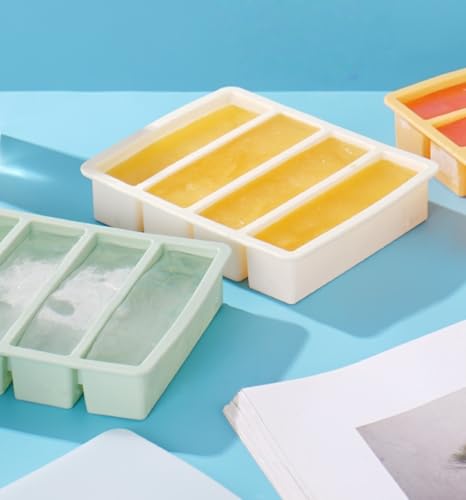 Molde de silicona para cubos de hielo grandes con tapa miniatura 2