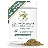 Wholistic Pet Organics Canine Complete: Multivitamin for Dogs - Organic Homemade Dog Food Supplement - Dog Multivitamin Powder with Probiotics Healthy Immune System Nutritional Supplement for All Ages