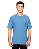 Champion Men's Vapor Cotton Short Sleeve Tee, Columbia Blue, Large