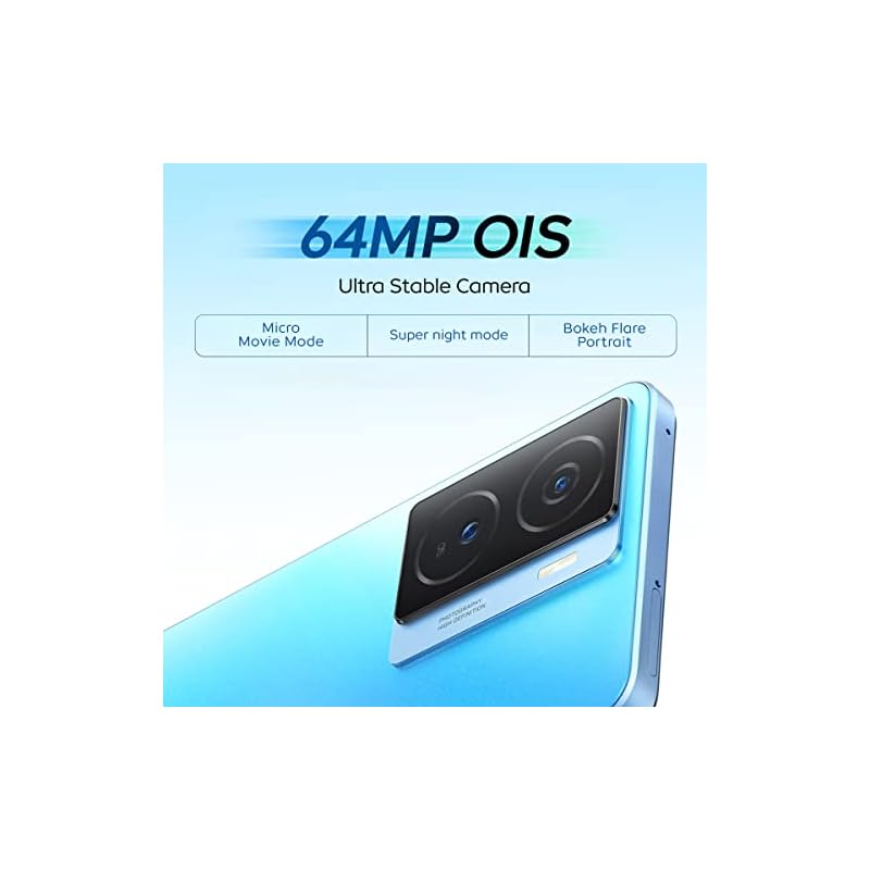 iQOO Z7s 5G by vivo (Norway Blue, 6GB RAM, 128GB Storage) | Ultra Bright AMOLED Display | Snapdragon 695 5G 6nm Processor | 64 MP OIS Ultra Stable Camera | 44WFlashCharge - Image 3