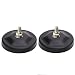 Lightronic 2pcs Magnetic Base Mounting Brackets for all Off-road Vehicles or Trucks Boat LED Working Light LED Light Bar Magnet Stainless Steel