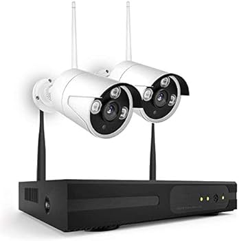 Extaum K9604 4Ch Nvr + 2 Cameras Wireless Nvr Kit Security