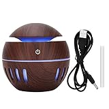 Tamaño mini USB: este difusor puede durar 5 horas con una capacidad de tanque de agua de 130 ml.Tamaño portátil de 10.5 * 10 CM, no ocupa demasiado espacio.Alimentado por USB, puede obtener energía fácilmente de la alimentación móvil, el enchufe USB o la computadora portátil.