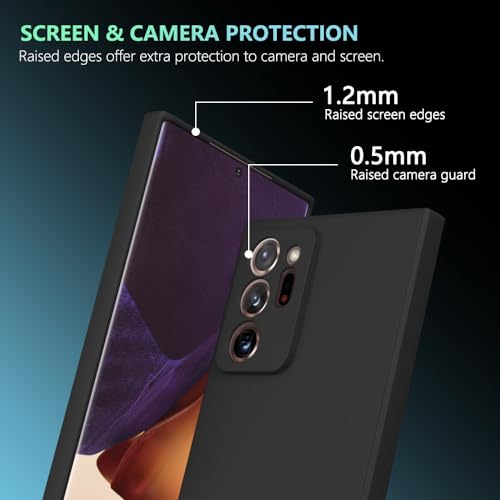Image of for Samsung Galaxy Note 20 Ultra Case Black, Scratch Resistant with Soft Touch, Slim Thin Phone Cover for Samsung Galaxy Note 20 Ultra