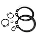 65 Manganese Steel External C-Type Retracting Rings, High-Strength Snap Rings for Shafts 30-50mm, Heavy Duty Industrial Circlips for Machinery, Gear, Bearing, Axle (Φ50 (20 Pieces))