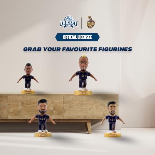 Image of Action Figure, IPL Edition 360 Rotatable Head, Cricket Player for Fans & Collectors (3 Inch Andre Russell)
