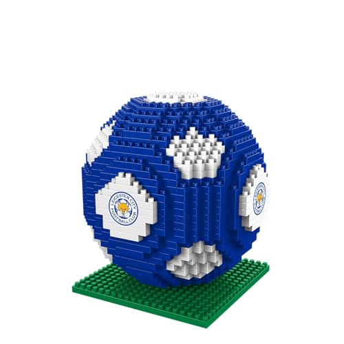 FOCO Officially Licensed Leicester City 3D BRXLZ Bricks Football Construction Toy Model