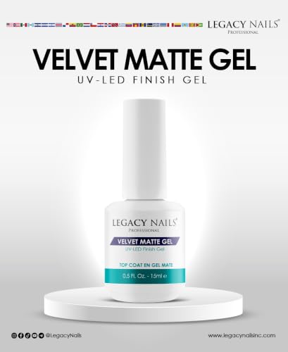 Legacy Nails Perfect Matte Gel 0.5 oz miniatura 4