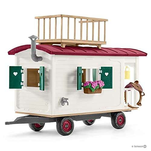 schleich 72141 Geheimes Turnier-Training am Caravan, für Kinder ab 5-12 Jahren, HORSE CLUB - Spielset – Bild 8