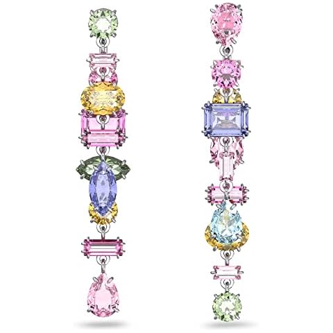 Pendientes de Gota Asimétricos Swarovski Gema para Mujer Cover