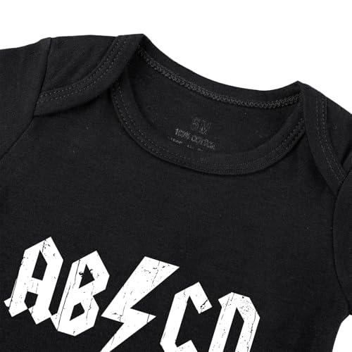 ABCD Baby Bodysuit Newborn Bodysuit Boy Funny Baby Clothes Rock Band Babies Clothes Infant4