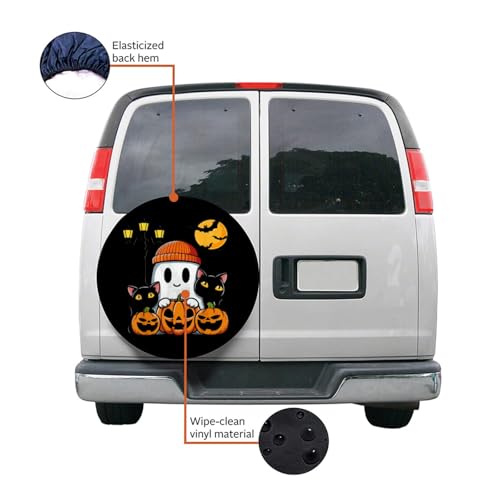 Ghost Cat Funny Halloween for Decoration and Weather Protection for Trailers Rv SUV Truck Campervan Travel Trailer 15 inch3