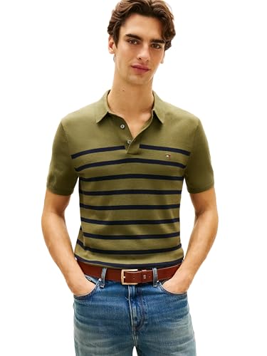 Image of Tommy Hilfiger Men's Lightweight Cotton Knit Short Sleeve Polo Shirt