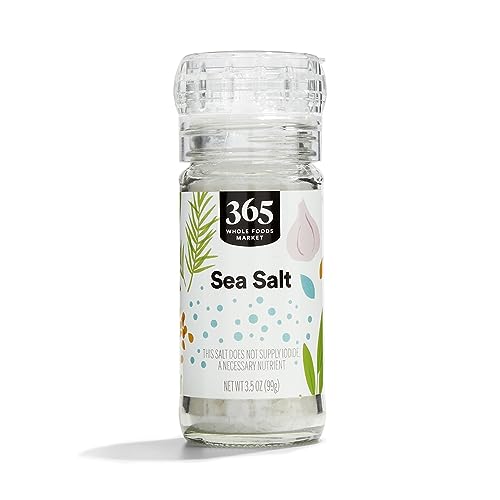 365 by Whole Foods Market, Sea Salt with Built-in Grinder, 3.5 Ounce