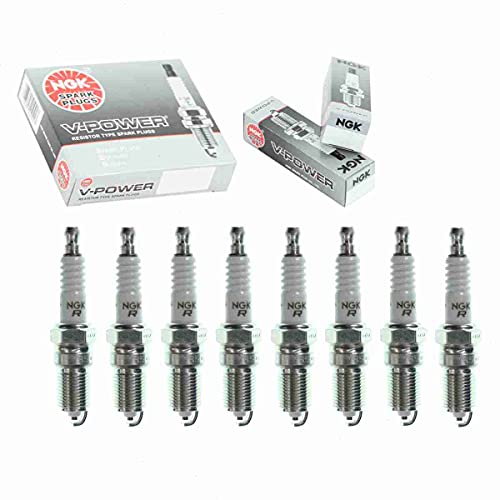 8 pc NGK V-Power Spark Plugs for GMC Yukon XL 1500 2000-14 by Sixity Auto - Used condition - US$28.11