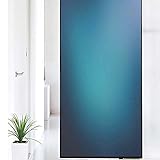 Navy Blue Pattern Window Privacy Film,Abstract Vibrant Shaded Digital Color on Plain Background Bohe