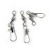 180 Pcs Fishing Swivel Sea Terminal Tackle Clip Connector Solid Coastlock Bulk Lots 08422 Snap Rolling Test 37kg Cross Lock