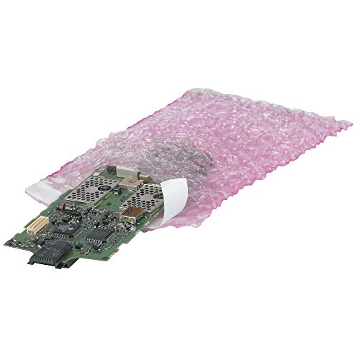 Aviditi (100 Pack) 18 X 23-1/2 Inch, Self-Seal Anti-Static Bubble Pouch Bags, Pink, For Cushioning, Electronics, Packing, Shipping, And Storage #TOP1