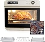 CIARRA 12-in-1 Four à vapeur avec comptoir Air Fryer, 24L vapeur Air Four à nez de fryer Combo Pro - Grille-pain convection, cuisson, auto-propre, déshydraté, ferment, blanc