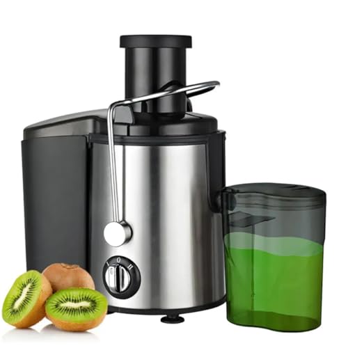 Spremiagrumi, Estrattore Centrifugo Da 800 W Con Bocca Larga Da 2,55 Scivolo Per Frutta E Verdura, Regolazione Della Velocità Della 2a Marcia, Facile Da Pulire, Acciaio Inossidabile, Senza BPA