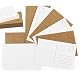Mocraft Blanko-Postkarten 120 Stück Kraftpapier und Weiß DIN A6