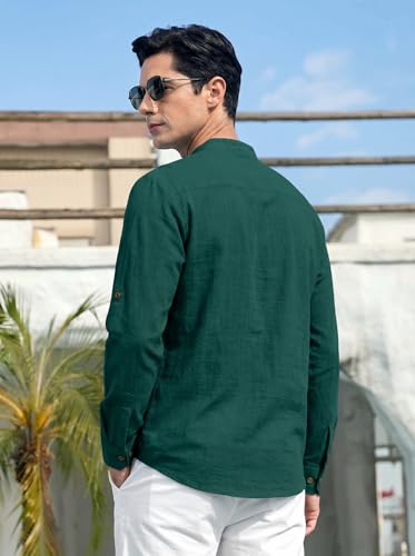 Image of ROYALSCOUT Men's Cotton Blend Full Sleeve Kurta Shirts Pack of 1 Designed for Festive Moments, Cultural Functions, or Casual Gatherings